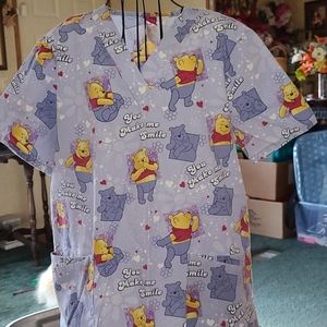 Winnie the pooh scrub top